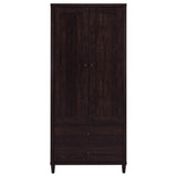 Wadeline - 2 Door Tall Accent Storage Cabinet - Rustic Tobacco