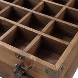 Kolin - Accent Table - Rustic Oak & Matte Gray