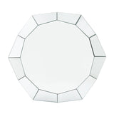 Noralie - 18" Coffee Table - Mirrored & Faux Diamonds