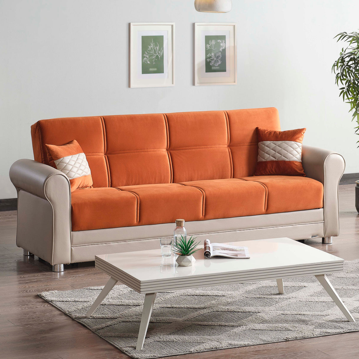 Ottomanson Avalon - Upholstered Convertible Sofabed With Storage