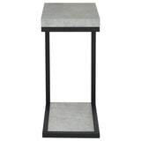 Beck - Engineered Wood C-Shape Sofa Side Table