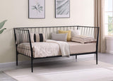 Richland - Metal Twin Daybed Bed Frame - Matte Black