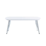Patina - Coffee Table - White & Chrome