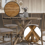 Wallace II - Dining Table - Weathered Oak