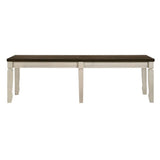 Fedele - Bench - Weathered Oak & Cream