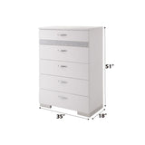 Naima II - Chest - White High Gloss