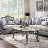 Ariadne - Coffee Table - Marble Top & Platinum