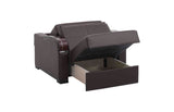 Ottomanson Sleep Plus - Upholstered Convertible Armchair With Storage