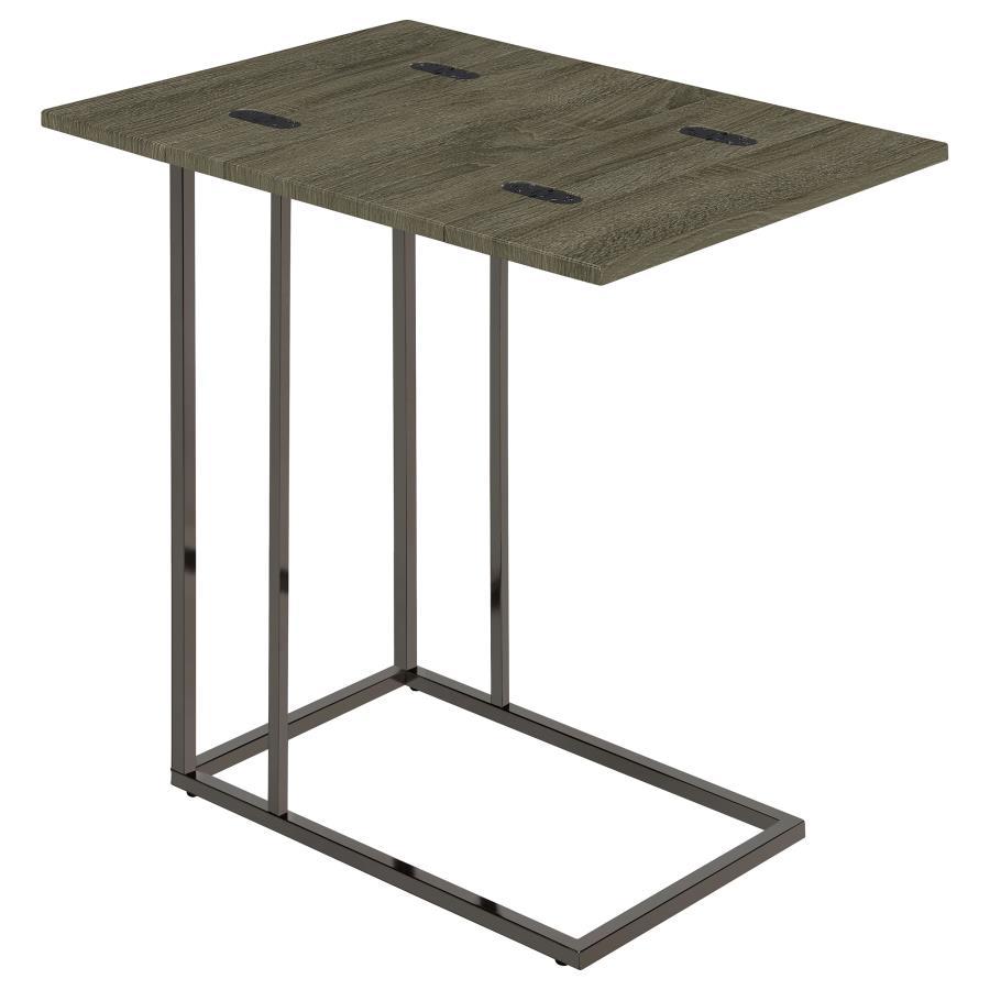 Pedro - Expandable C-Shaped Sofa Side Table