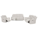 Kennett - Chenille Power Reclining Sofa Set