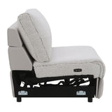 Tarrance - Modular Power Armless Recliner - Gray