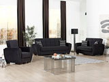 Ottomanson Armada Air - Upholstered Convertible Loveseat With Storage - Microfiber