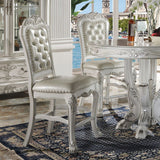 Dresden - Counter Height Chair (Set of 2) - Synthetic Leather & Bone White