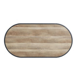 Brantley - Coffee Table - Oak & Sandy Black