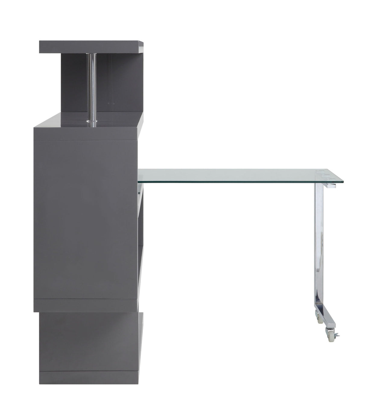 Buck II - Writing Desk With Bookshelf