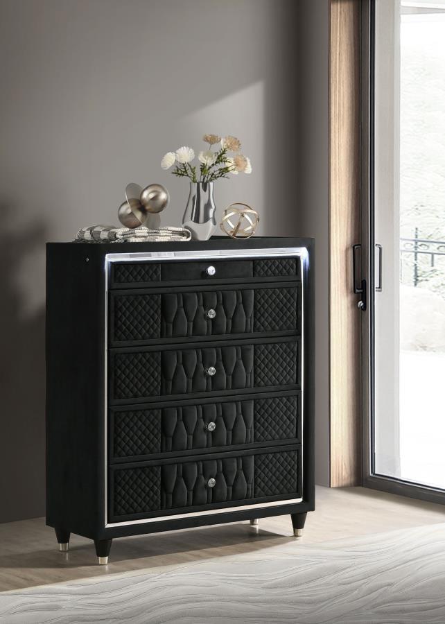 Lorient - 5-Drawer LED Chest of Drawers