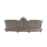Dresden - Sofa - Bone PU & Gold Patina