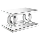 Breena - Mirrored Coffee Table Set