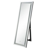 Dominic - Floor Mirror With LED - Mirrored