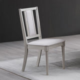 Marta - Side Chair (Set of 2) - Beige Linen & Natural