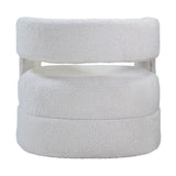 Yitua - Accent Chair - White Teddy Sherpa