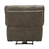 Harumi - Recliner - Gray Leather-Aire
