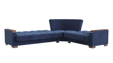 Ottomanson Armada X - Convertible Sectional With Storage - Royal Blue