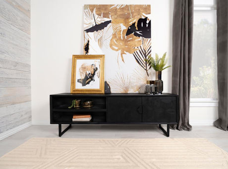 Marsden - Rectangular TV Console - Dark Brown