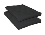 9" Deluxe Innerspring Futon Pad - Black