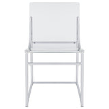 Adino - Acrylic Dining Side Chair (Set of 2) - Chrome