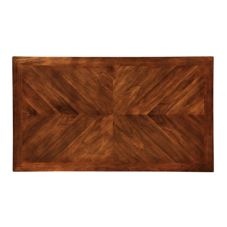 Hillsview - Dining Table - Brown Cherry / Espresso