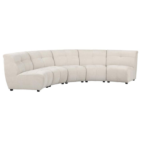 Charlotte - Upholstered Curved Modular Sectional Sofa