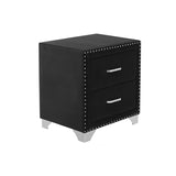 Melody - 2-drawer Upholstered Nightstand