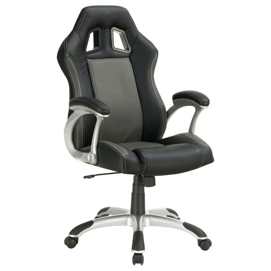 Roger - Adjustable Height Office Chair - Black And Gray