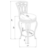 Adamsville - Upholstered Swivel Stool