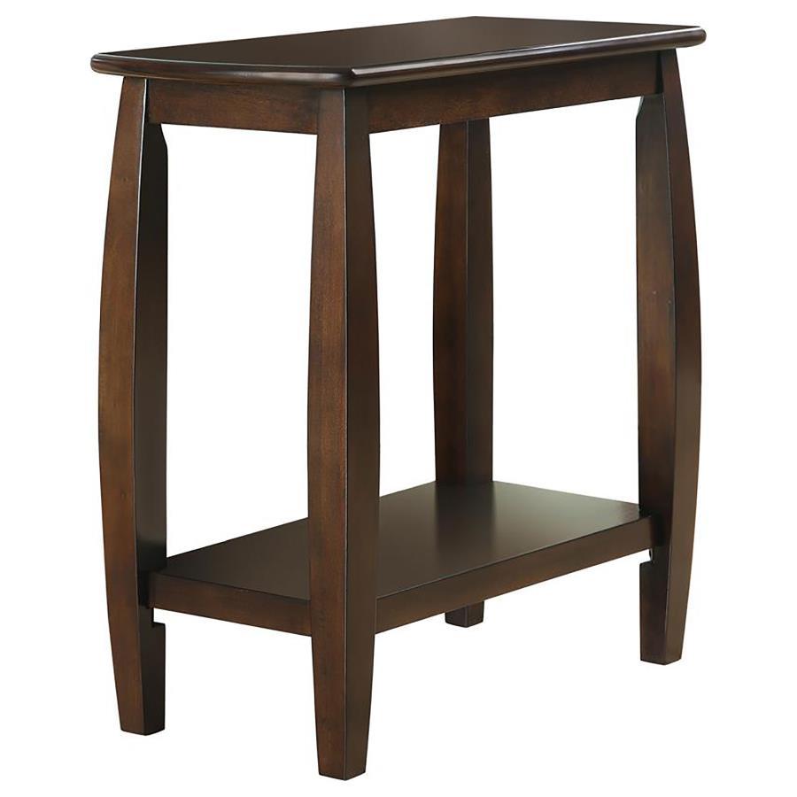 Raphael - 1-Shelf Chairside Table - Cappuccino