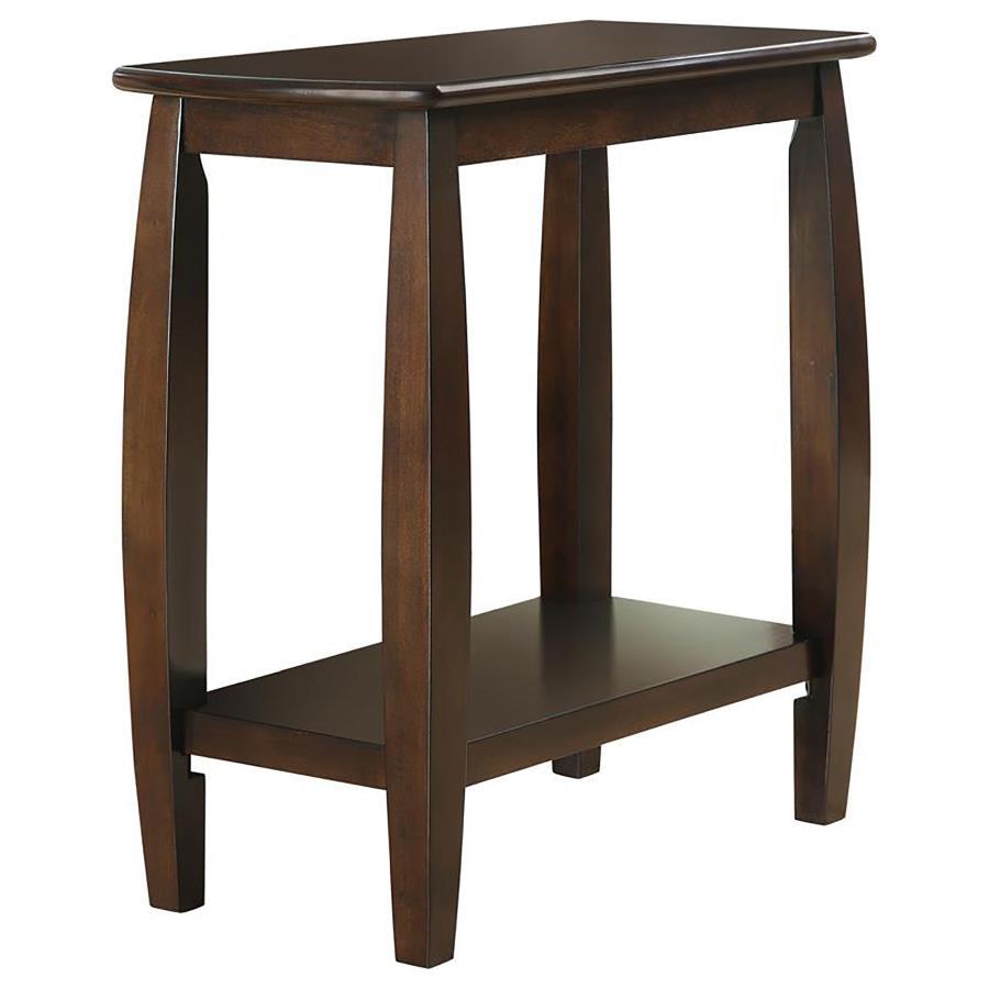 Dixon - 1-Shelf Rectangular Wood Side Table - Cappuccino