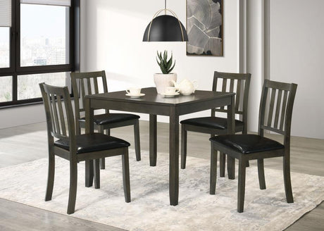 Parkwood - Dining Set With Square Table And Slat Back Side Chairs